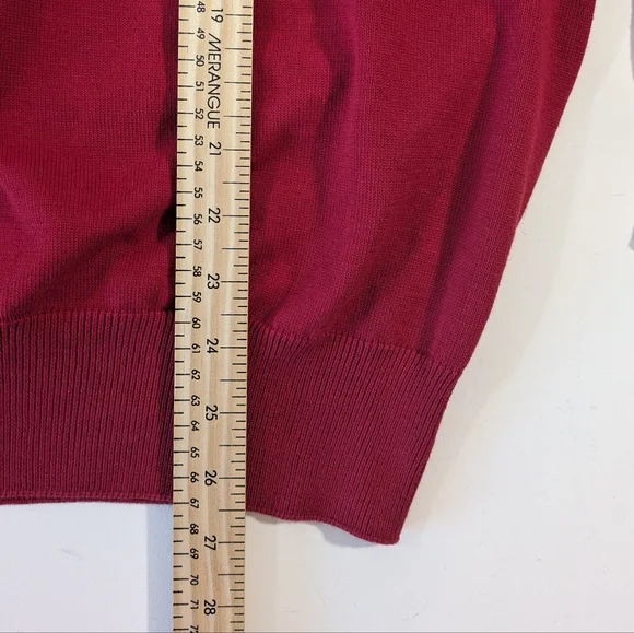 GANT Vintage 100% Cotton Knit Sweater Red Made in Hong Kong XXL- Fits Modern XL - Picture 11 of 14
